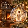 thumbnail image 3 of MYUNNIL Light Up Christmas Globe Ornaments, 3" Religious Clear Nativity Scene Hanging Ball Decoration with Built-In Warm LED Light, Cute Waterproof Seasonal Pendant for Tree Home Decor, 3 of 7