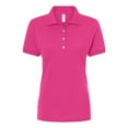thumbnail image 4 of JERZEES 437F Women's Dri-Power Polo-Cyber Pink-M, 4 of 6
