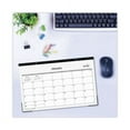 thumbnail image 4 of Enterprise Desk Pad, Geometric Artwork, 17 x 11, White/Gray Sheets, Black Binding, Clear Corners, 12-Month (Jan-Dec): 2024 | Bundle of 5 Each, 4 of 4
