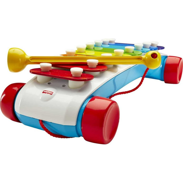 Fisher Price Classic Xylophone Toddler Pretend Musical Instrument Pull Toy