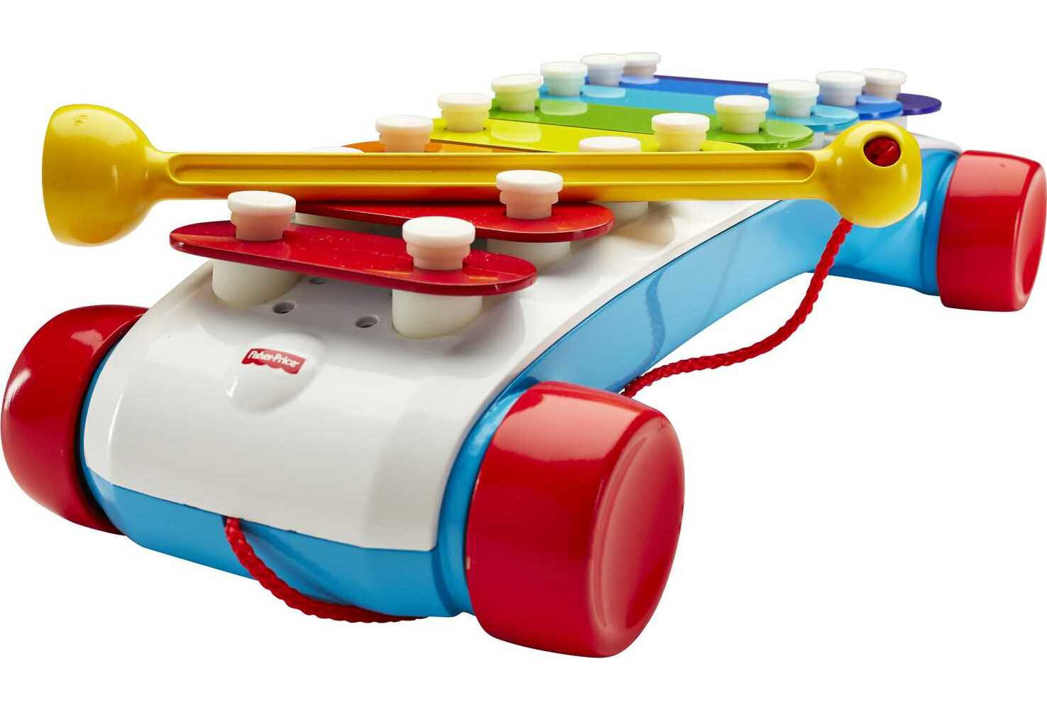 Fisher-Price Classic Xylophone Toddler Pretend Musical Instrument Pull Toy - image 5 of 6
