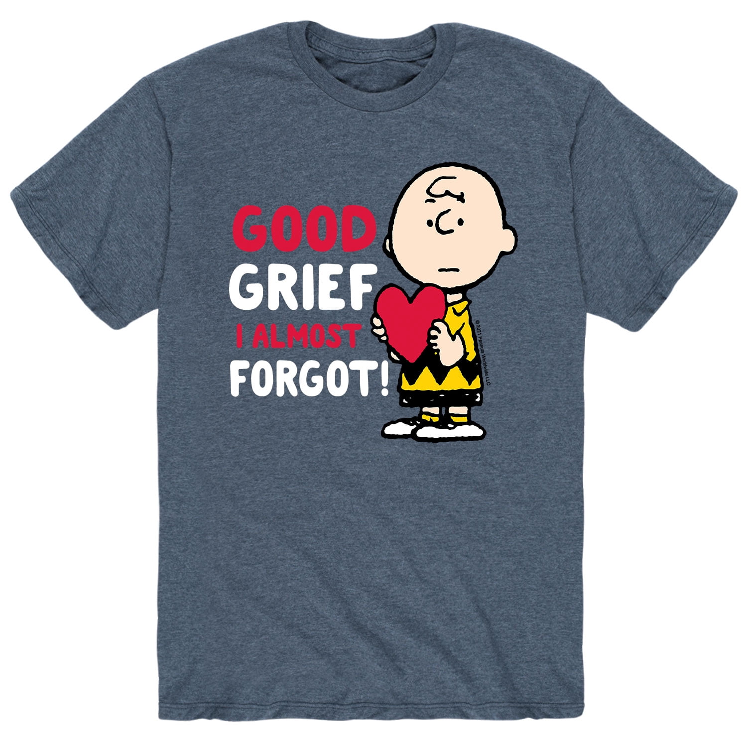 Peanuts, T-Shirt, Good Grief Charlie Brown, Adult Standard Fit 