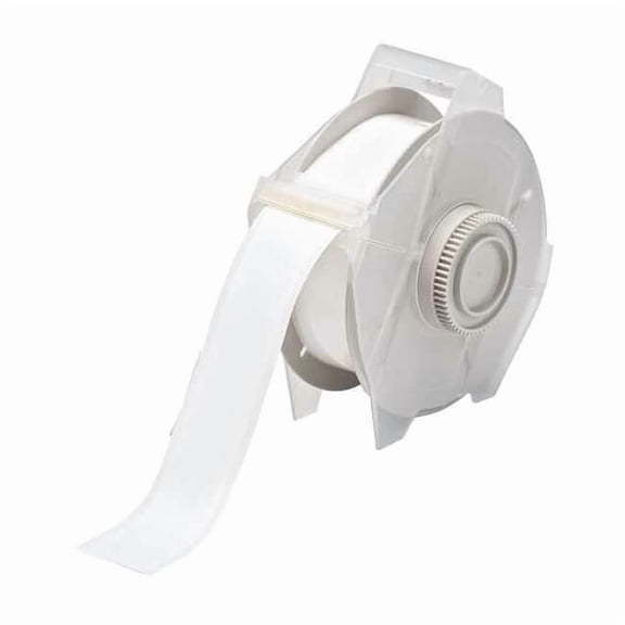Brady Label Tape Cartridge, White, Labels/Roll: Continuous 113112