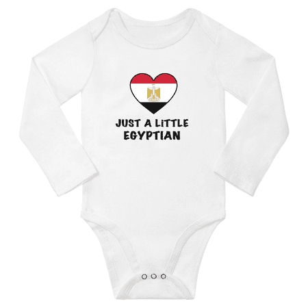

Just a Little Egyptian Baby Long Sleeve Bodysuit (White 18 Months)