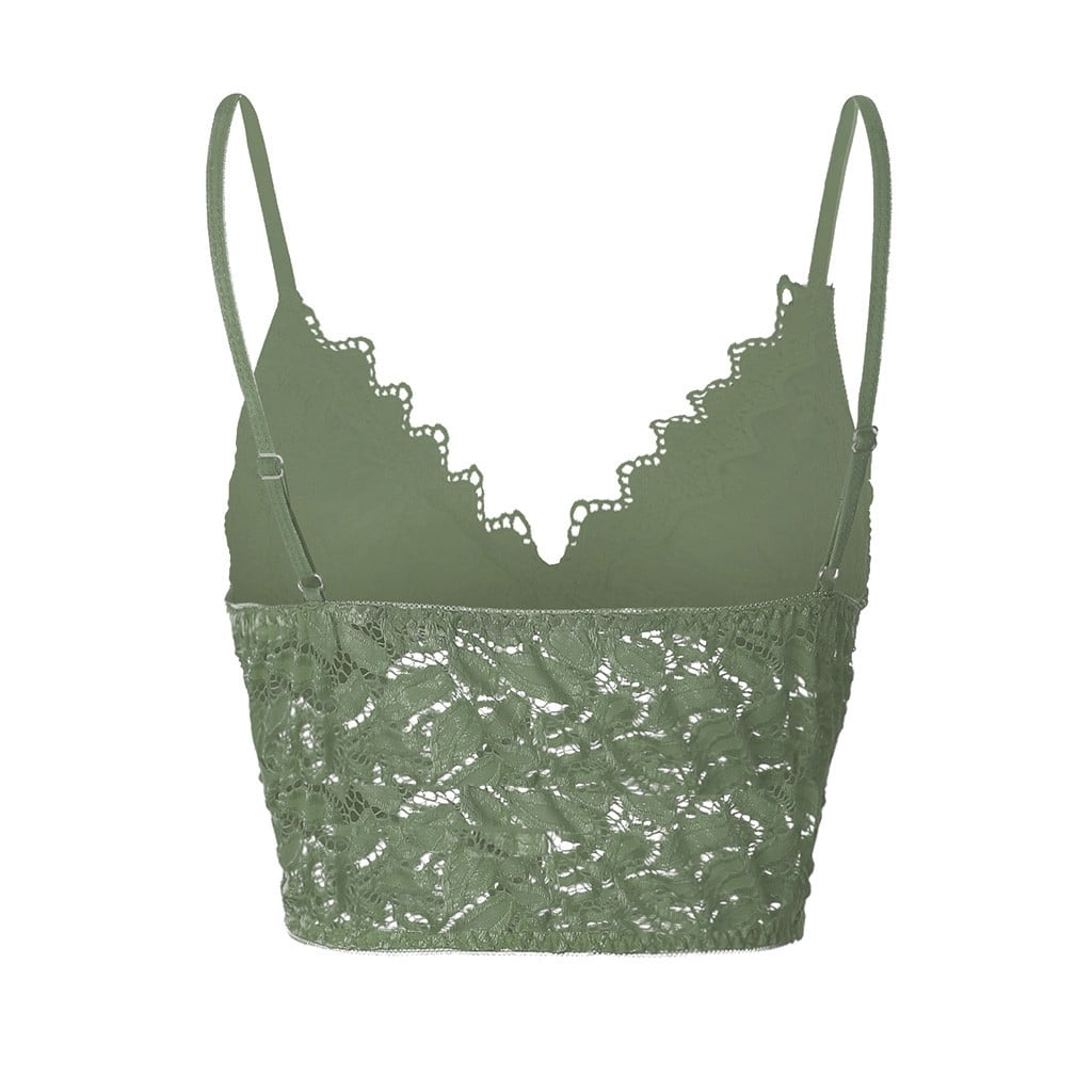 hunter green bralette