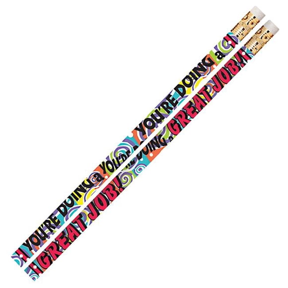Musgrave Pencil MUS2469D-12 Youre Doing A Great Job Motivational Fun Pencils - 12 Dazon
