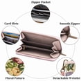 thumbnail image 6 of GAEKEAO Womens Wallet RFID Blocking Zip Around Wristlet Wallets, 6 of 7