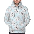 thumbnail image 4 of Hoodies for Men - Upbeat Cute Cat Face Long Sleeve Comfrt Men'S Fashion Hoodies & Sweatshirts, Sweatshirts for Men Hoodies Pullover Clothing Clothes with Pouch, 4 of 7