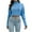 Blue-Sweaters, variant on AGWOLF Cropped Sweaters for Women Trendy Turtleneck Cable Knit Pullover Solid Long Sleeve Tops Fall Travel Clothes