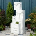 thumbnail image 2 of Haeng Hand Crafted Weather Resistant Floor Fountain with Light, 2 of 7