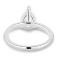 thumbnail image 4 of 4.00Ct Pear Cut Moissanite Solitaire Engagement Ring, 10K White Gold, US 10.5, 4 of 8