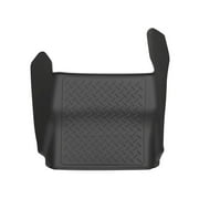 Husky Liners Weatherbeater Floor Mats | Fits 2009 - 2014 Ford F-150 All Cabs w/out Manual Shifter | Center Hump, 1-pc Black - 83421