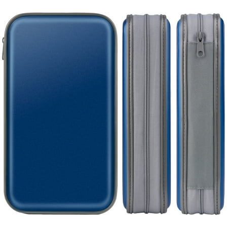 Pp Poly Cd Dvd Case - Coofit 80 Capacity DVD Storage Hard Plastic CD Binder Protective CD Cases Blue CD Wallet