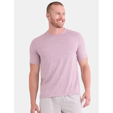 Athletic Works Men's and Big Men's Space Dye Tee with Short Sleeves, Sizes S-3XL