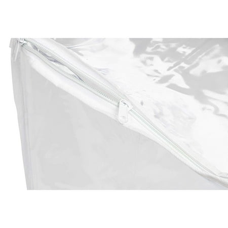 blanket sheet vinyl clear bed under storage bags juvale zipper linen sweater duty handle heavy extra toy fabric clothing