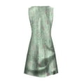thumbnail image 5 of Summer Dresses for Women Boho Sleeveless Vintage Floral Flowy V Neck Tshirt Tank Sundress Beach Dress for Women 2024, 5 of 5