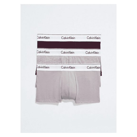 Calvin Klein NB1085926 Modern Cotton Stretch 3 Pack Low Rise Trunk XL