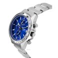 thumbnail image 3 of Seiko Spirit Chronograph Stainless Steel Blue Dial Quartz SBTR023 100M Men's Watch, 3 of 4