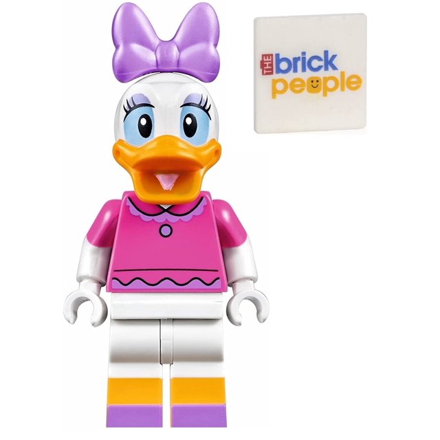LEGO Disney: Exclusive Minifigure - Daisy Duck (Dark Pink Top) from Disney Castle 71040 LEGO -