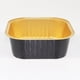 thumbnail image 1 of Zhuge 100 piezas de mini moldes de aluminio para hornear cupcakes, recipientes desechables para pasteles, moldes para flan, pudín, suflé, fiesta, boda (oro negro), 1 of 5