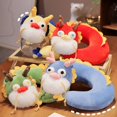 thumbnail image 5 of Chinese Dragon Plush U-Shaped Pillow Ergonomic Design for Fatigue Relief, Soft Stuffed Animal Doll Offering Head and Neck Support. Perfect for New Year, Christmas, and Birthday Gifts, 5 of 9