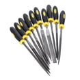 thumbnail image 3 of Labymos 10pcs Guitar Fret Nut Saddle Slot Pickguard Grinding Maintenance File Group Set Luthier Repair Tool 14cm, 3 of 8