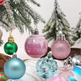 thumbnail image 4 of JLFNYA 42 Pcs Christmas Balls Ornaments for Xmas Tree,Pink& Blue Christmas Tree Decorations,Shatterproof Tree Hanging Balls Set,Holiday Party Wedding Home Decorations, 4 of 8