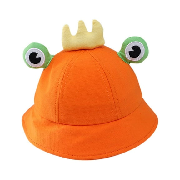 Penkiiy Baby Hats Baby Winter Hat Baby Boys Girls Summer Sun Protection Hat Sunscreen Cap Hat Fisherman's Hat Orange Hat for One Size