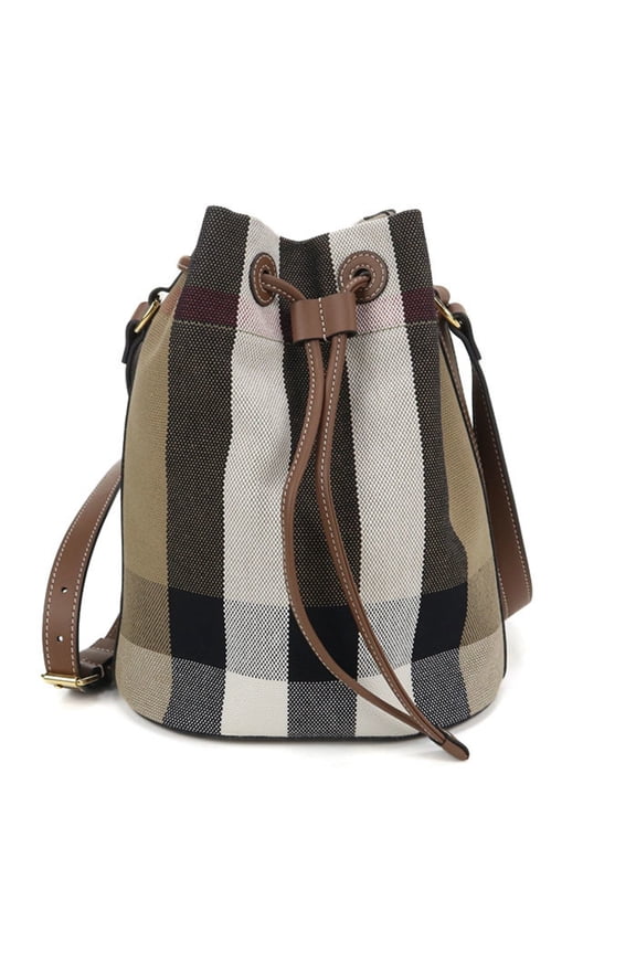Pre-Owned BURBERRY Nova Check Crossbody Shoulder Bag in Brown (Good)