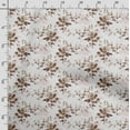 thumbnail image 3 of Soimoi Floral Vintage Print, Silk Fabric, Decor Sewing Fabric By The Yard 42 Inch Wide,Decorative Fabric For Shirts, Suits, Ties, Brown, 3 of 5