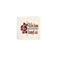 thumbnail image 1 of He First Loved Us Maroon Floral Bisque 5 x 5 Wood Tabletop Sign Plaque, 1 of 5