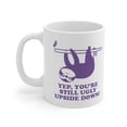 thumbnail image 3 of Still Ugly Upside Down Sloth Mug, 3 of 11