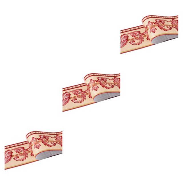 kurtrusly Self Adhesive Kitchen Bathroom Sticker Home Décor Effortlessly Personalized Home Style Creative Red Ranunculus Leaf 3Set