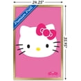 thumbnail image 3 of Hello Kitty - Face Wall Poster, 22.375" x 34", Framed, 3 of 6