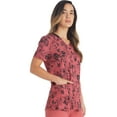 thumbnail image 4 of Dickies EDS Scrubs Top For Women V-Neck Print DK876, 4 of 7