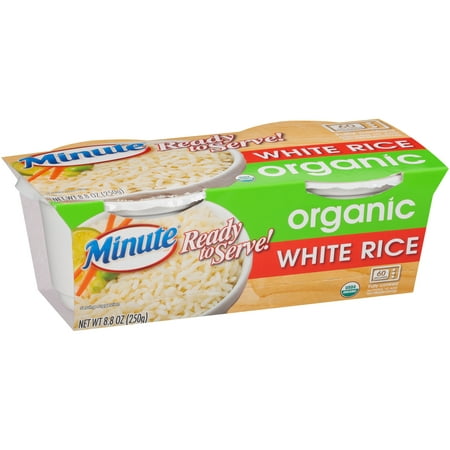 Minute® Ready To Serve Organic White Rice 8.8 oz. Pack - Walmart.com