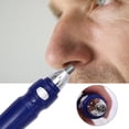 thumbnail image 5 of KAKOWELY Electric Ear Nose Hair Trimmer Shaver Clipper Cleaner Shaving Scraping Eyebrow Shaping Safe Face Care Shaving Device without Battery (Blue),5.31"X1.18"X1.18", 5 of 5