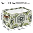 thumbnail image 4 of Yayeee Canvas Storage Basket with Handles for Shelves Fabric Bins Closet Organizer, Retro Flower, 4 of 8