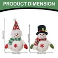 thumbnail image 3 of GQDIN 9 Inch Lighted Christmas Table Decorations, LED Lighting Snowman Tabletop Figurine, Winter Xmas Decor for Home Indoor Kitchen Room Holiday Party, 3 of 6