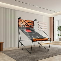 Dual-Shot Basketball Arcade Game – 8 Game Modes, LED Scorer, 2-Player Fun for Home, Indoor, and Outdoor Play