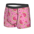 thumbnail image 5 of Goofa Watermelon Printed Men's Boxer Briefs Underwear, Moisture-Wicking Underwear, Trunk,Soft and Breathable Cotton Underwear-Medium, 5 of 9