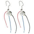 SHISUYAN 2pcs Replacement Pull Chain Switch Ceiling Fan Switch Pull