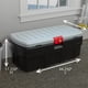 thumbnail image 3 of Caja de almacenamiento Rubbermaid Action Packer 182L, color negro, 3 of 9