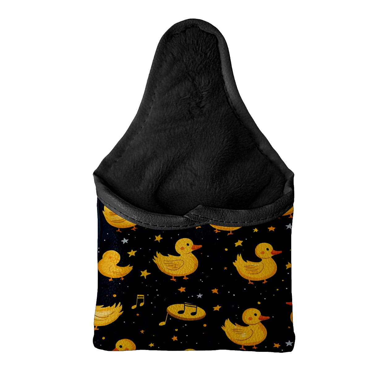 Golf Mallet Putter Cover Premium Leather Golf Putter Head Cover with Magnetic Closure, Golf Cover for Men and Women Little Yellow Duck