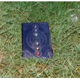 thumbnail image 6 of Handcrafted Embossed Design Vintage Leather Bound Journal Seven Chakra Stone Diary Blank Notebook For Men & Women, 6 of 7