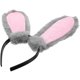 thumbnail image 5 of Diadema con orejas de conejo de peluche, adorable broche para el pelo con orejas de conejo de Pascua, recuerdo de fiesta de Pascua, 5 of 7