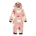 thumbnail image 3 of Odeerbi Christmas Onesie Pajamas for Family Holiday Sleep Jumpsuit Long Sleeve Family Christmas Pajamas Matching Sets Kids Printed Loungewear Jumpsuit Sleepwear Xmas PJs Set Red, 3 of 6