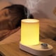 thumbnail image 3 of Humidificador personal 125ml Difusor de aceite esencial Atmósfera Detección de humedad Lámpara de noche 1/2 / 3 / 4hrs Temporizador 10 Brillo Baoblaze Humidificador portátil, 3 of 8