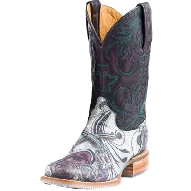 Tin Haul Tin Haul Western Boots Womens Guns N Roses Purple 14021