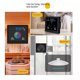 thumbnail image 4 of Bathroom Waterproof Wall Clock Shower Clocks Timer White, 4 of 5